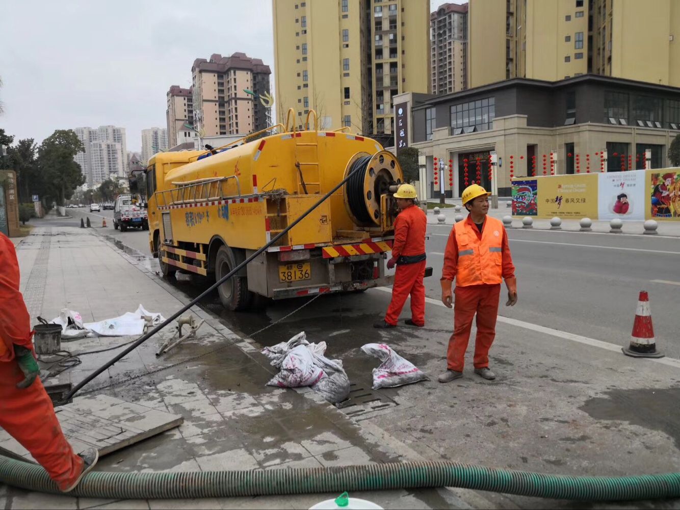 饶阳排污管道清淤-管道清洗